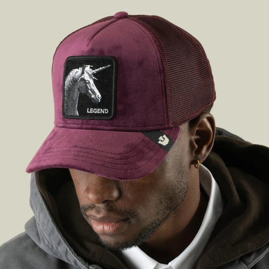 Goorin Velour Legend Trucker - Desire