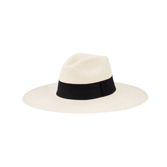Avenel Harrington Wide Brim Panama Hat (Brisa #3) - Bleach