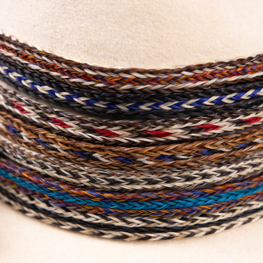 Horse Hair Hat Band 3/8" - Assorted Colours