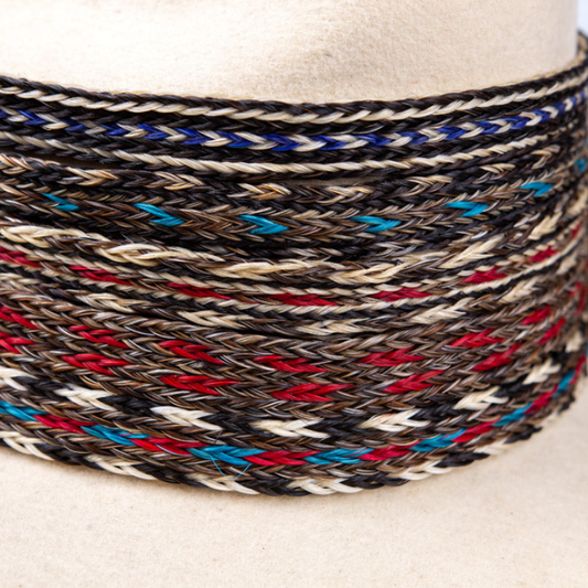 Horse Hair Hat Band 5/8" - Assorted Colours