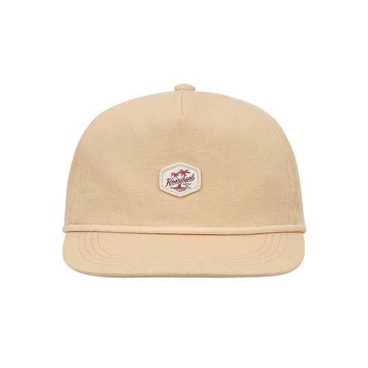 Kooringal Mens 5 Panel Cap Bramston - Natural