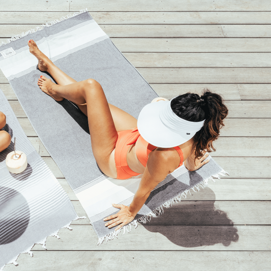 Kooringal Ladies Visor Hayman - White