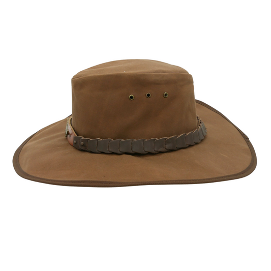 Kakadu Bronco Tinnie Drywax Shapeable Hat - Rust