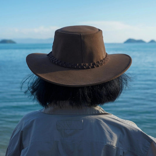 Kakadu The Alice Suede Hat - Dark Brown