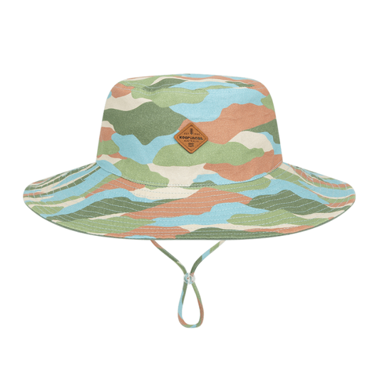 Kooringal Kids Finke Boys Wide Brim Bucket - Camo