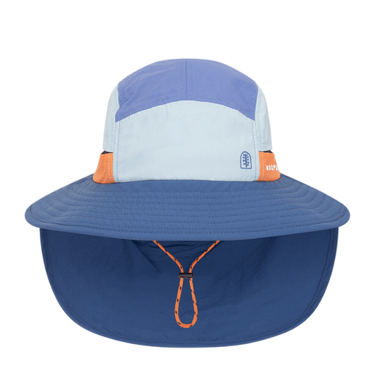 Kooringal Kids Larapinta Boys Wide Brim Bucket - Blue