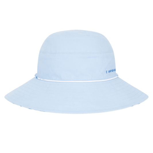 Kooringal Kids Pearl Girls Wide Brim Bucket - Blue