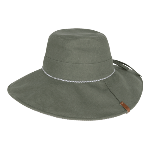Kooringal Ladies Floppy Shelly Beach - Olive