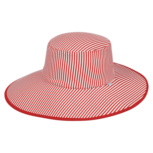 Kooringal Ladies Wide Brim Swim Hat Hayman - Red