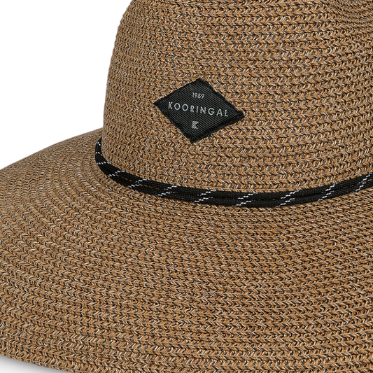 Kooringal Wide Brim Surf Braid Islander - Brown