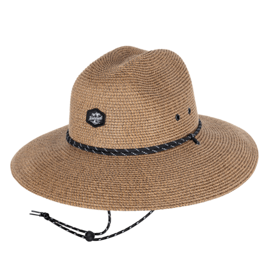 Kooringal Wide Brim Surf Braid Islander - Chocolate