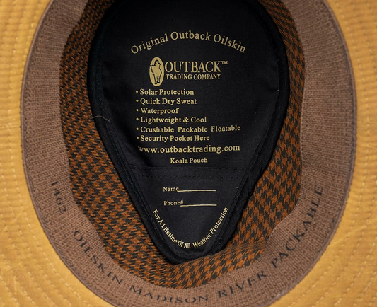 Outback Trading Co Madison River Oil Skin - Tan