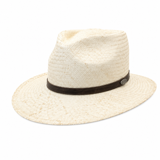 Melbourne Hats Outback Fine Raffia Safari - Natural