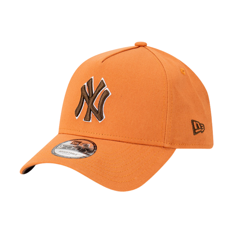 New Era New York Yankees 9FORTY A Frame Cap - Spring Toffee/Walnut/White