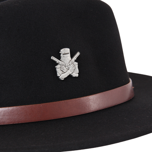 Ned Kelly Hat Pin - Antique Silver