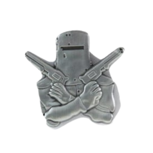 Ned Kelly Hat Pin - Antique Silver