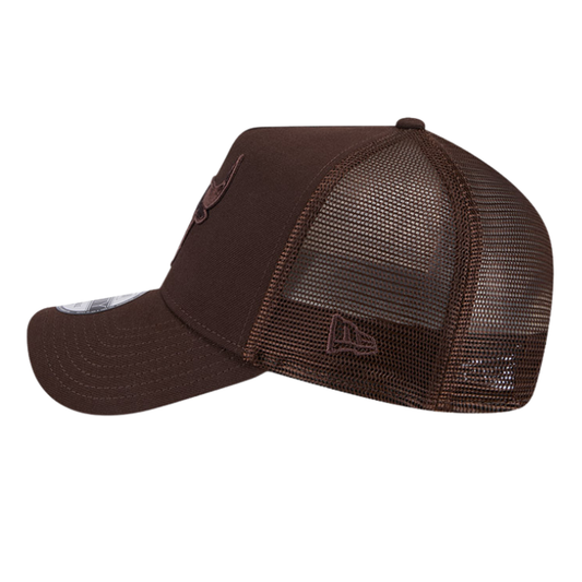 New Era Chicago Bulls  9FORTY A Frame Trucker - Burnt Wood