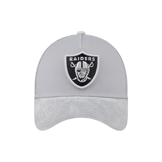 New Era Las Vegas Raiders 9FORTY A Frame - Grey Corduroy Peak