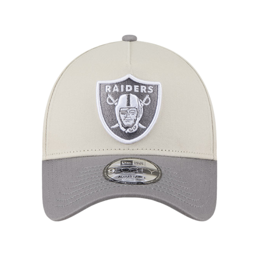 New Era Las Vegas Raiders 9FORTY A Frame - Stone/Storm Grey