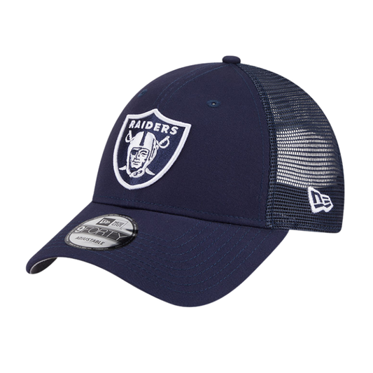 New Era Las Vegas Raiders 9FORTY Trucker Cap - Navy/White