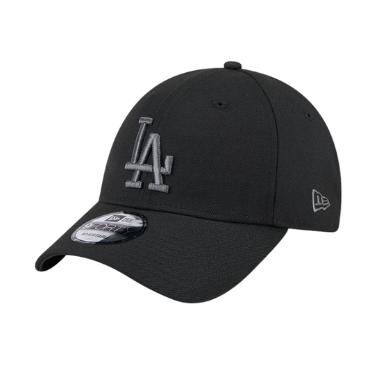 New Era Los Angeles Dodgers 9FORTY Cap - Black/Metallic Grey