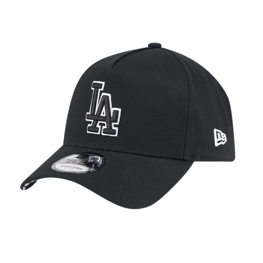 New Era Los Angeles Dodgers 9FORTY A Frame - Black/Plaid
