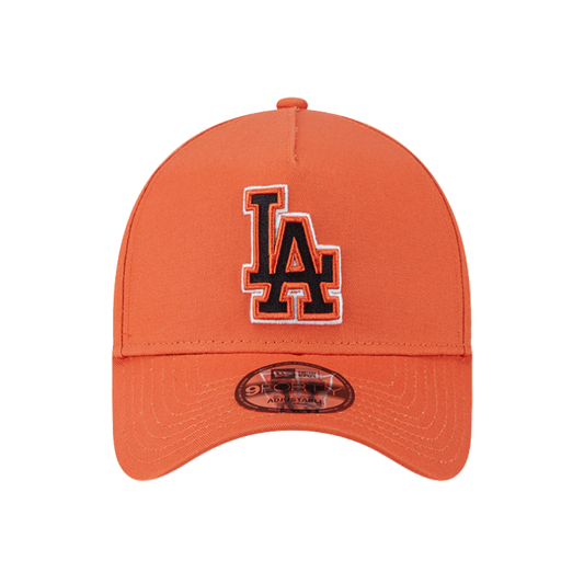 New Era Los Angeles Dodgers 9FORTY A Frame - Vintage Orange/Black