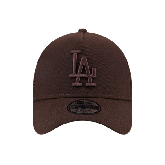 New Era Los Angeles Dodgers 9FORTY A Frame Trucker - Burnt Wood