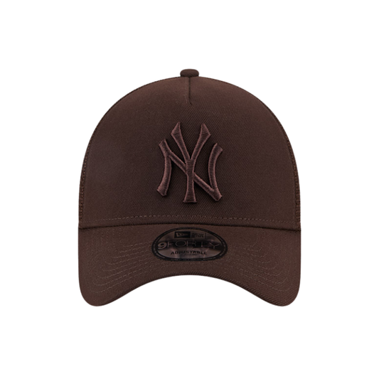 New Era New York Yankees 9FORTY A Frame Trucker - Burnt Wood