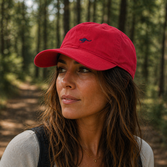 Pacific Creations Universal Single Roo Cap - Red