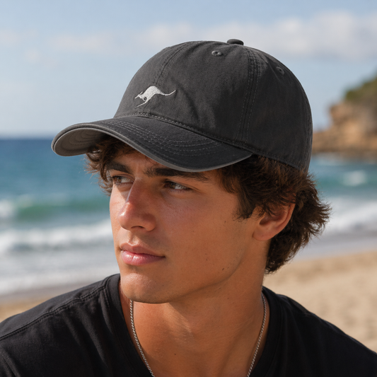 Pacific Creations Universal Single Roo Cap - Charcoal