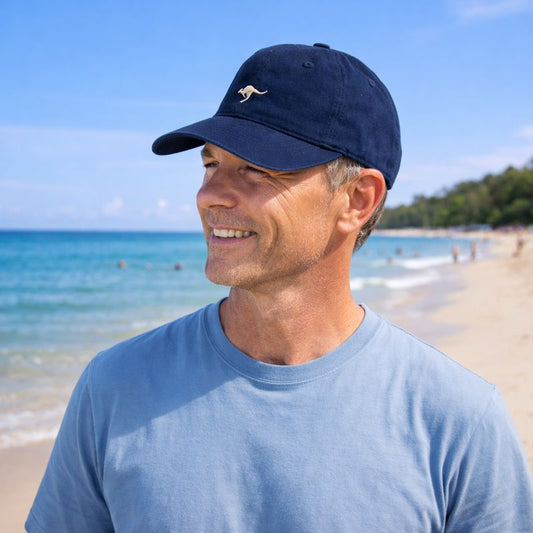 Pacific Creations Universal Single Roo Cap - Navy