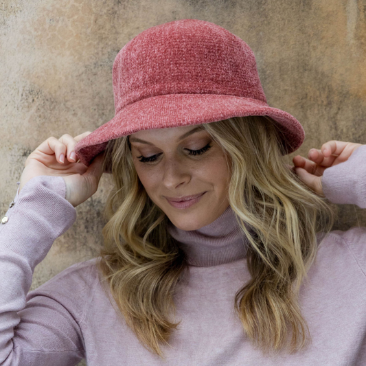 Rigon Kenya Bucket Hat - Rosewood