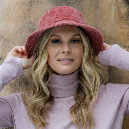 Rigon Kenya Bucket Hat - Rosewood