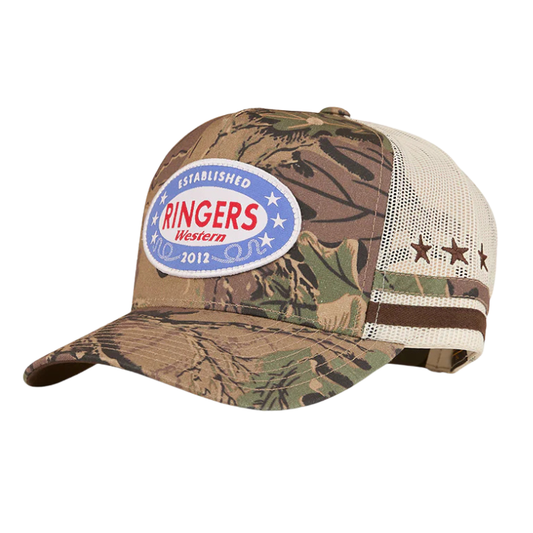 Ringers Western Shooter Deep Fit Trucker - Camo