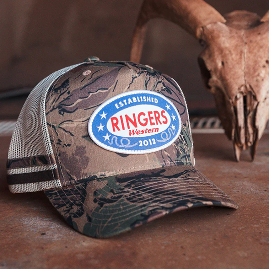 Ringers Western Shooter Deep Fit Trucker - Camo