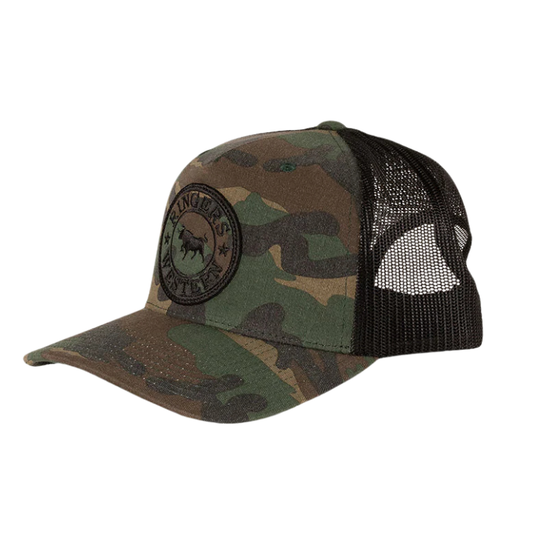 Ringers Western Signature Bull Trucker - Camo/Black