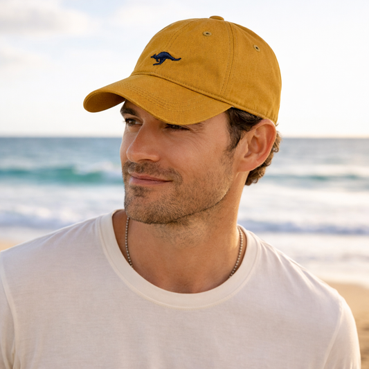 Pacific Creations Universal Single Roo Cap - Tan