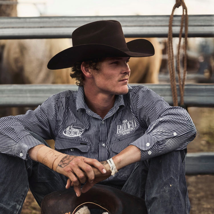 Fur Felt Stetson Open Road Straw Chocolate Stetson Ironbark Fur