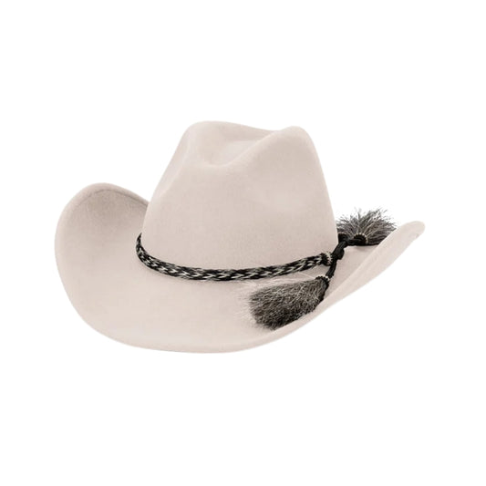 Avenel Kids The Wrangler Australian Wool Cowboy Hat - Oat