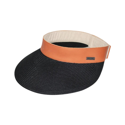 Tina M Copenhagen Ladies Audrey Wide Brim Visor - Black