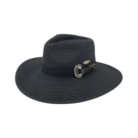 Tina M Copenhagen Rhodes Flexibraid® Fedora - Black