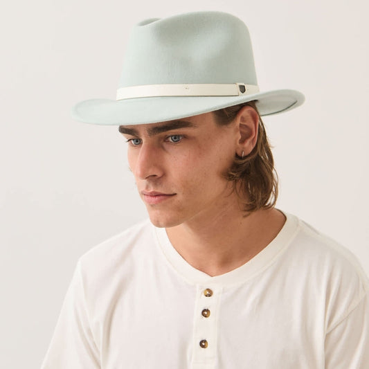 Brixton Messer Fedora - Seagrass/Whitecap