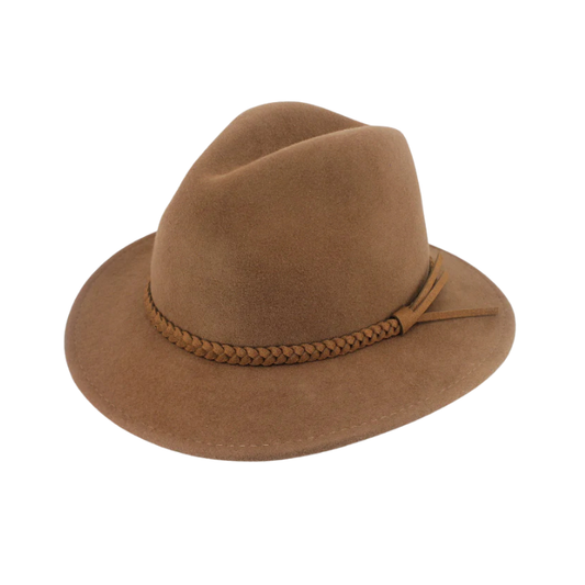 Cancer Council Kids Cooroy Fedora - Chocolate