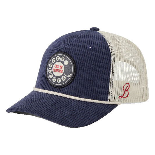 Brixton Call Me Sometime Trucker - Washed Navy Cord