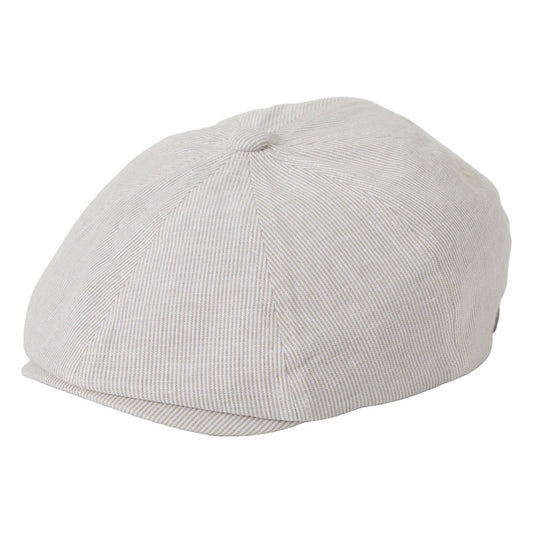 Brixton Brood Cap - Khaki Micro Stripe