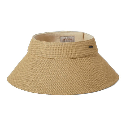 Brixton Jasmine Packable Visor - Tan/Tan