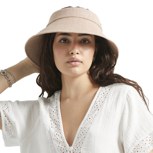 Brixton Jasmine Packable Visor - Italian Clay/Natural