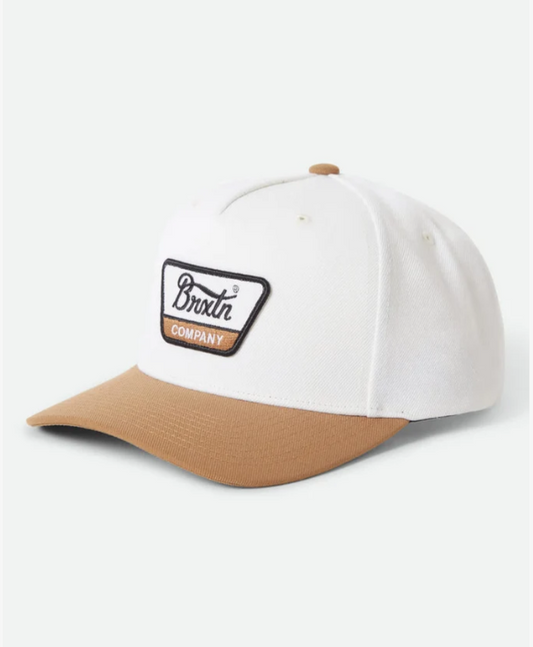 Brixton Linwood C MP Snapback - Off White/Copper