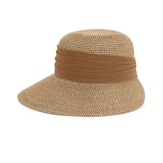 Avenel Carrie Braided Resort Hat - Brown